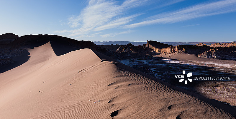 智利安托法加斯塔阿塔卡马沙漠风光图片素材