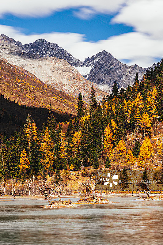 四姑娘山，双桥沟图片素材