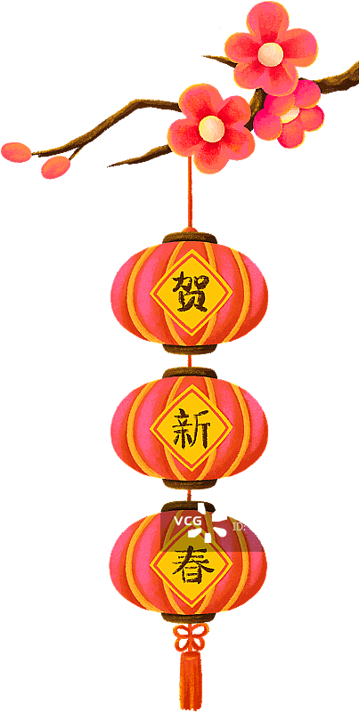 春节插画元素图片素材