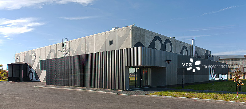 现代工厂建筑外观图片素材