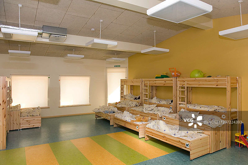 幼儿园午睡室图片素材