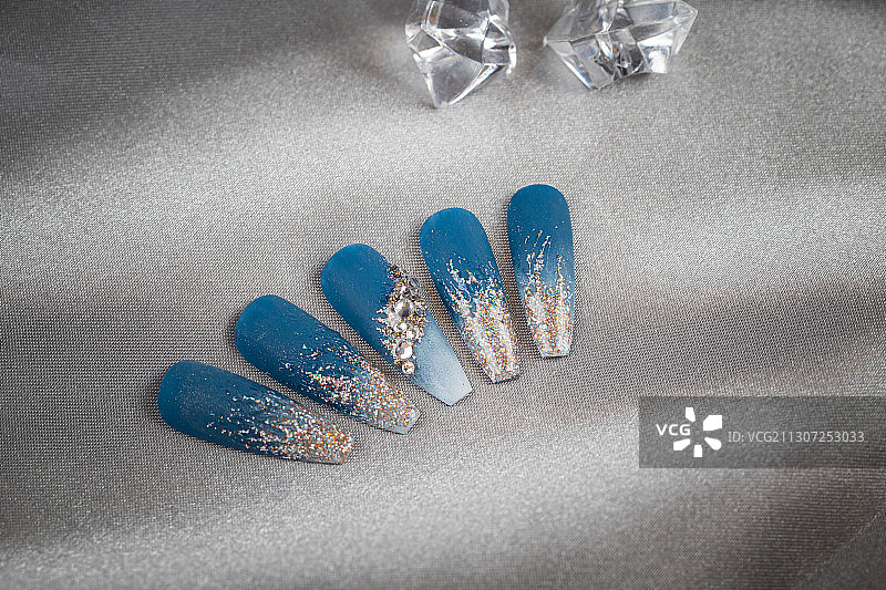 美甲甲艺设计图片素材