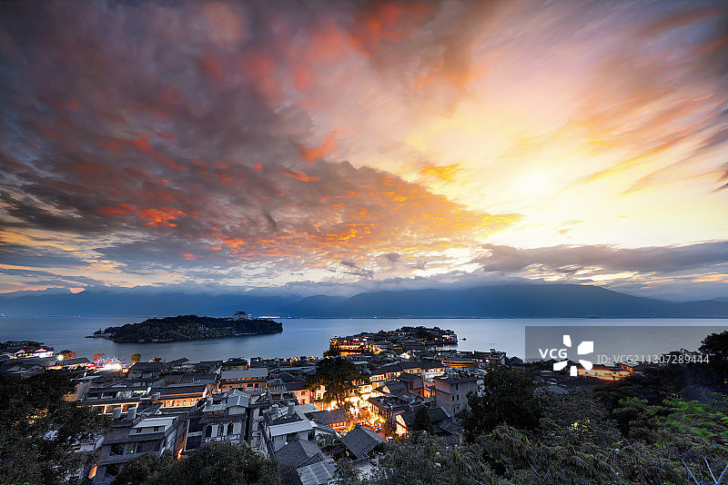 云南双廊古镇图片素材