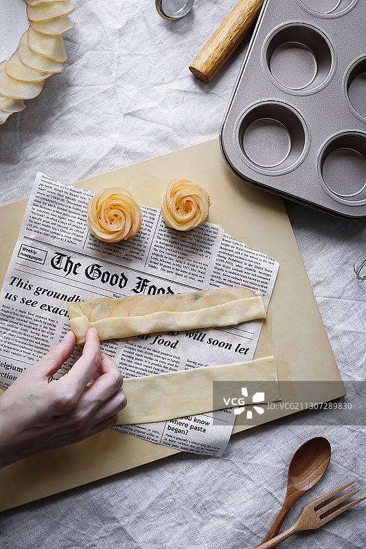 苹果塔图片素材