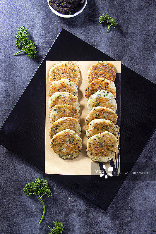 舌尖美味 药材黄精饼图片素材