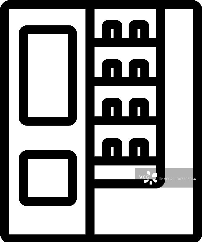 自动售货机售卖冷饮图标图片素材