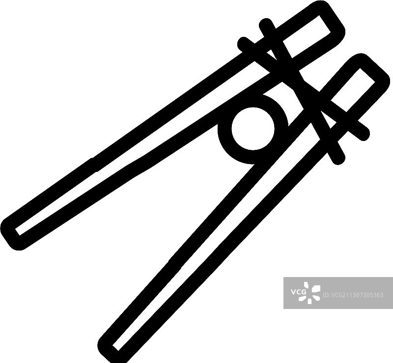 初学者寿司筷子图标图片素材