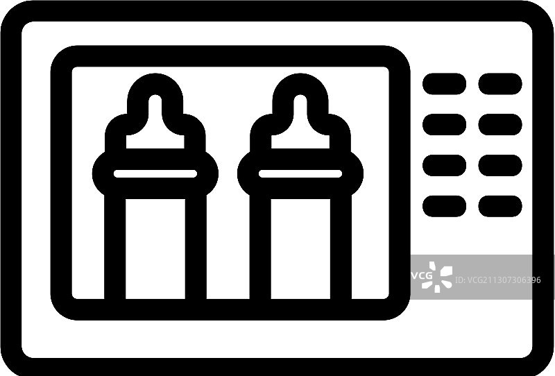 消毒机卫生设备图标轮廓图片素材