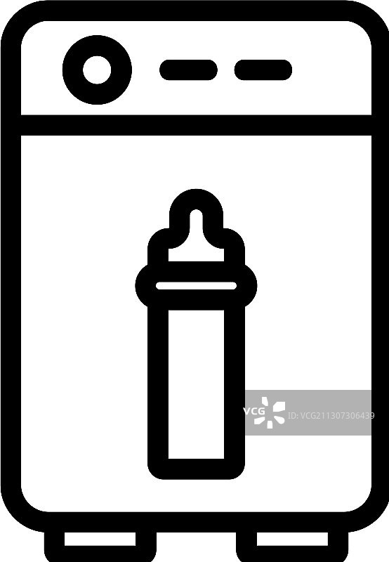 消毒器电器图标轮廓图片素材