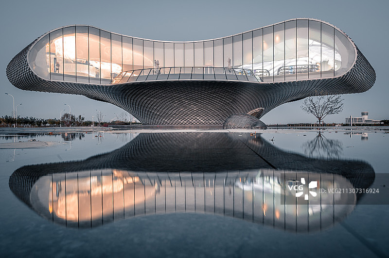 浪花艺术馆图片素材