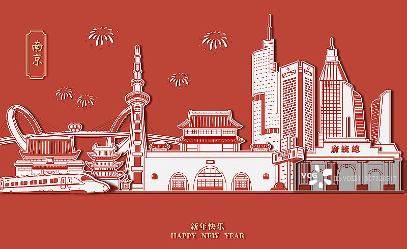 南京城市建筑图片素材