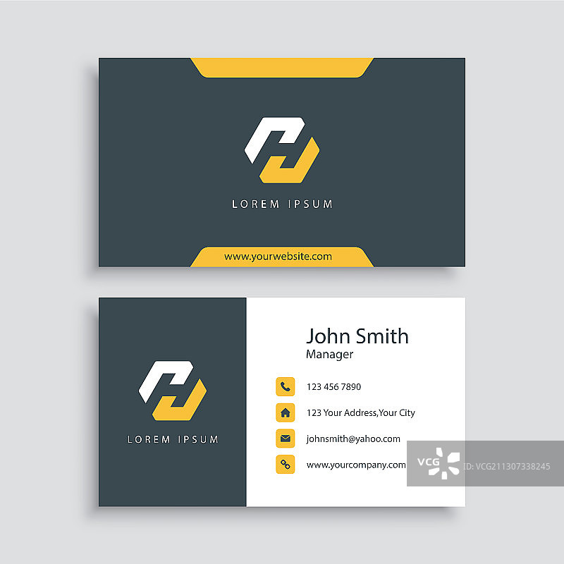 专业企业商务名片模板图片素材