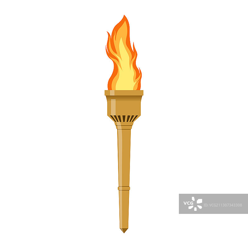 火炬图标设计图片素材