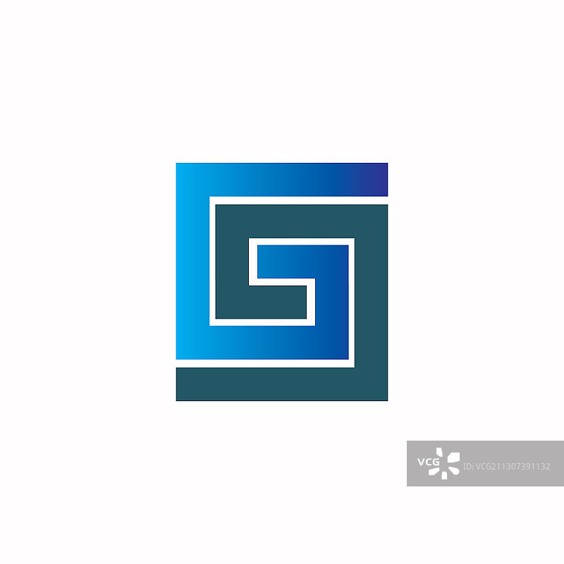 字母GG或G标志设计模板图片素材