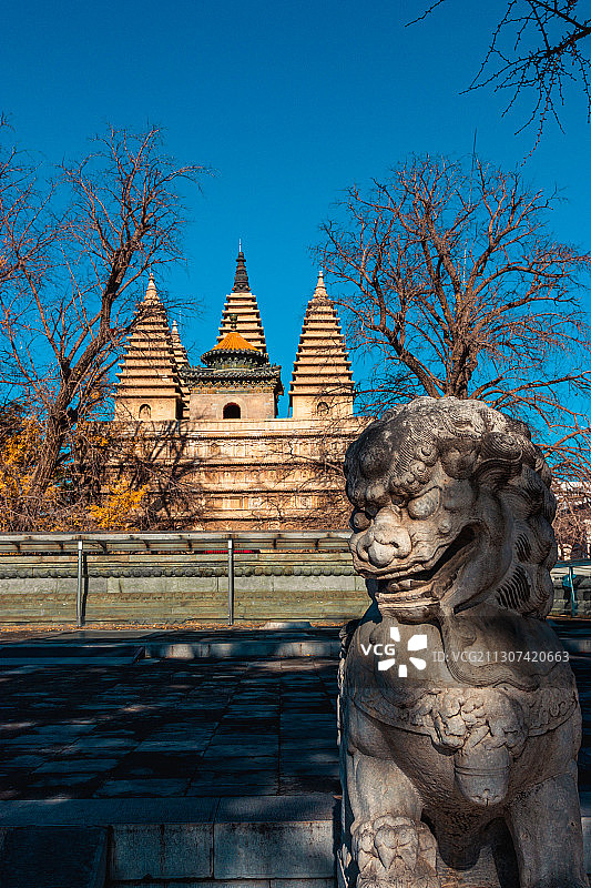 五塔寺图片素材
