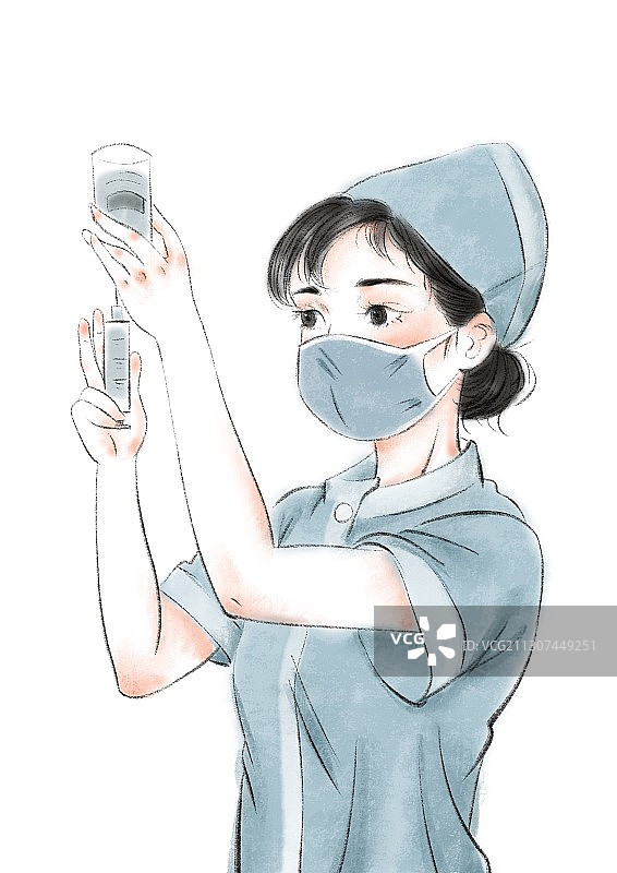 可爱的护士小姐姐图片素材