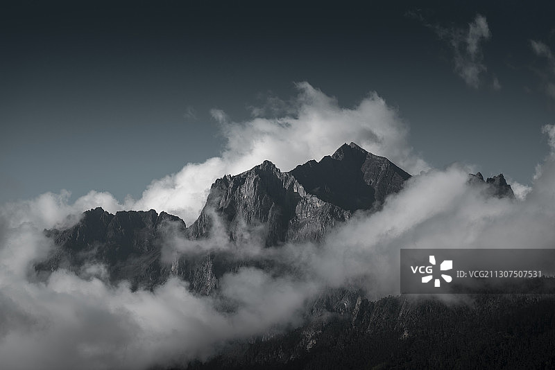 梅里余脉图片素材