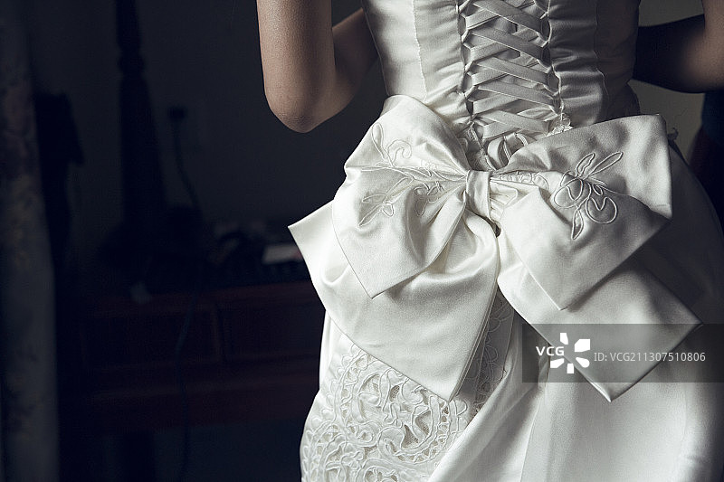 婚纱系带图片素材