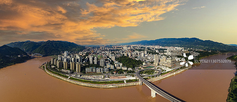 北碚半岛图片素材