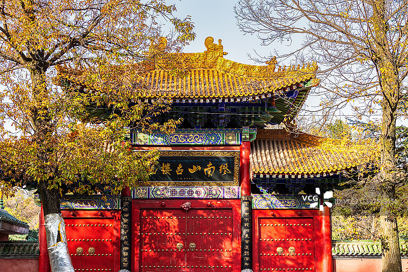 西安楼观台国家森林公园风景图片素材