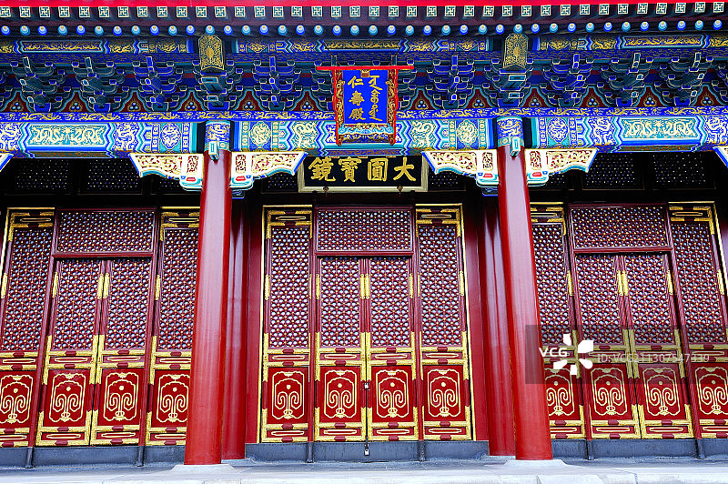 颐和园里的仁寿殿图片素材