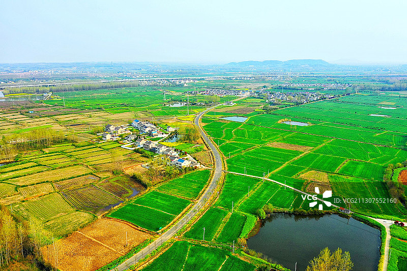 新农村的田园风光图片素材