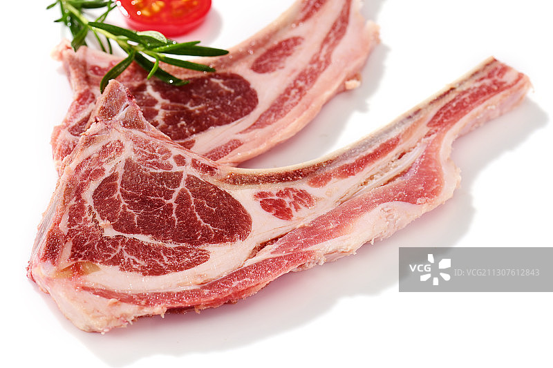 迷迭香与小羊排图片素材