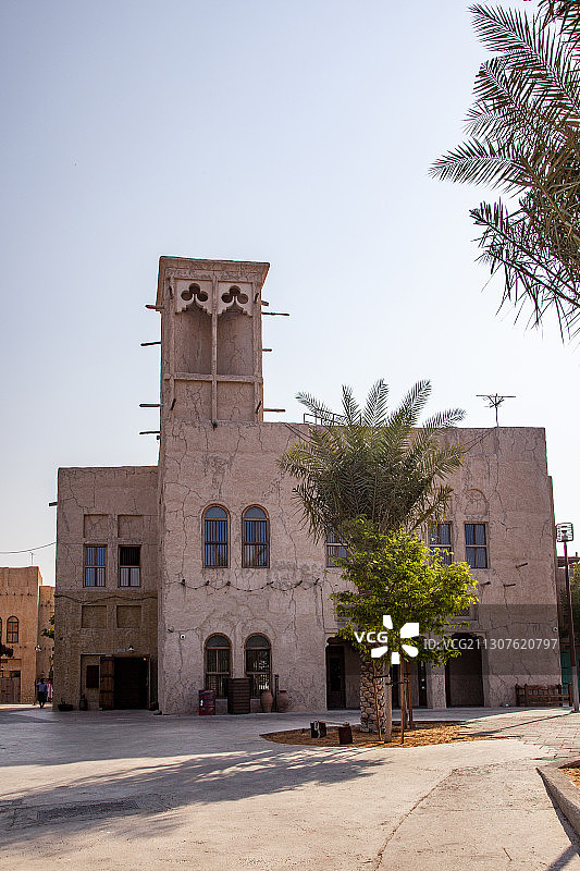 阿联酋迪拜河畔巴斯塔基亚民俗村图片素材