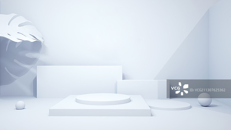 3D电商渲染模拟场景产品展台创意图图片素材