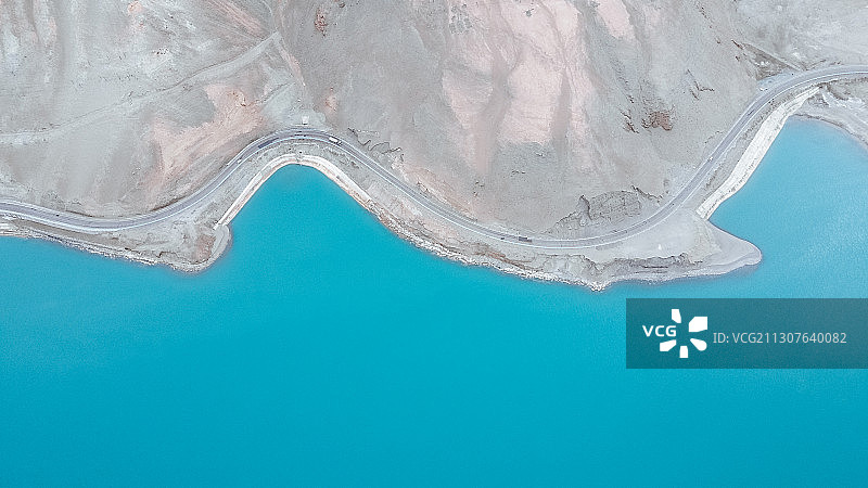 白沙湖航拍图片素材