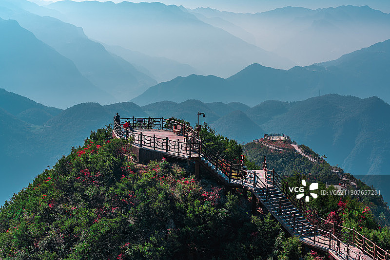 巫山神女景区风光图片素材