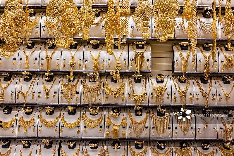 阿联酋迪拜黄金市场图片素材