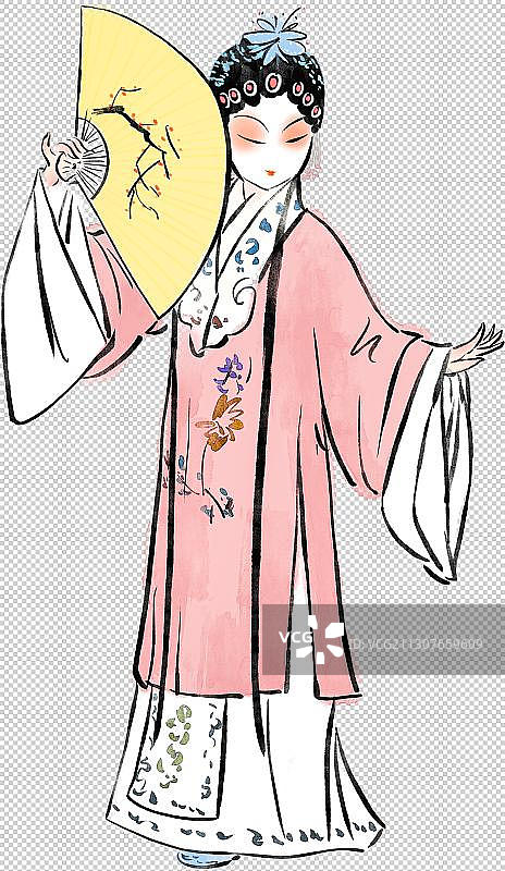 昆曲角色元素图片素材