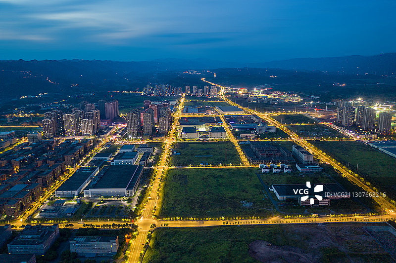 两江新区夜景图片素材