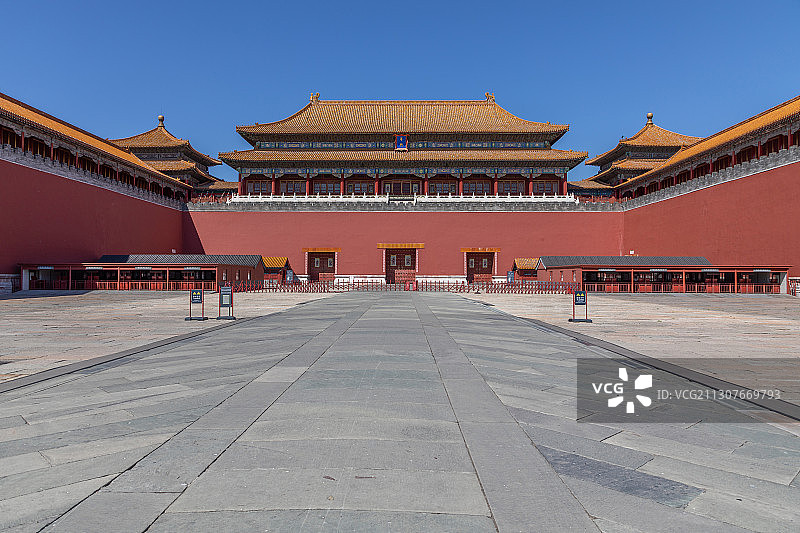 北京故宫午门图片素材