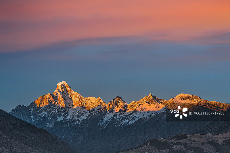 四川省小金县四姑娘山景区图片素材