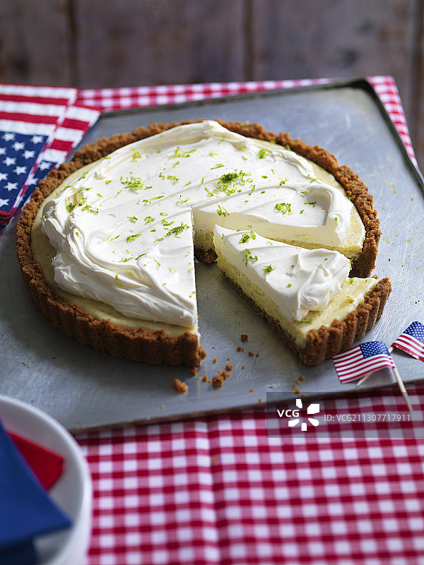 美式青柠馅饼图片素材