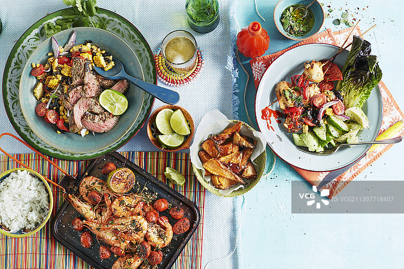 巴西烤肉菜肴图片素材