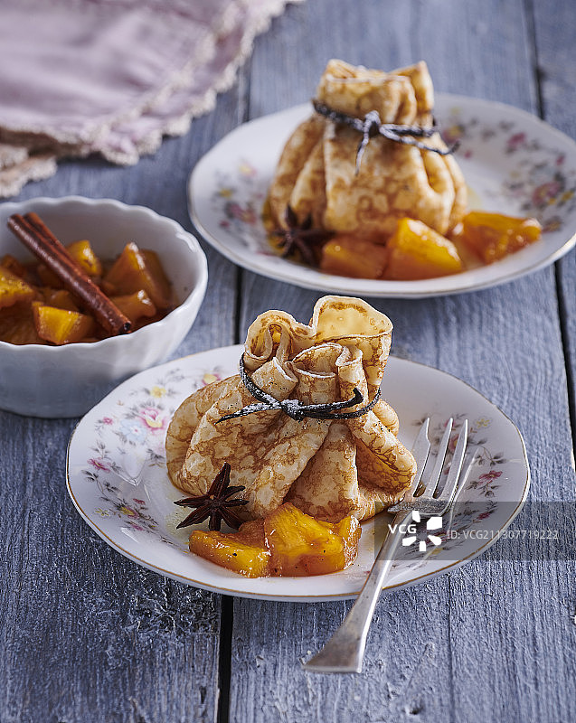 肉桂菠萝班戟图片素材