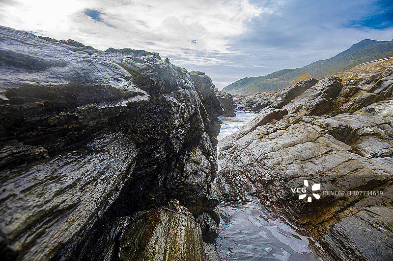海滩玄武石图片素材
