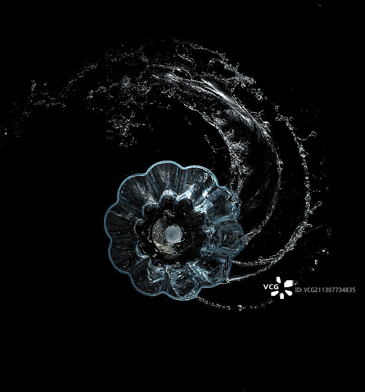 旋转的水图片素材