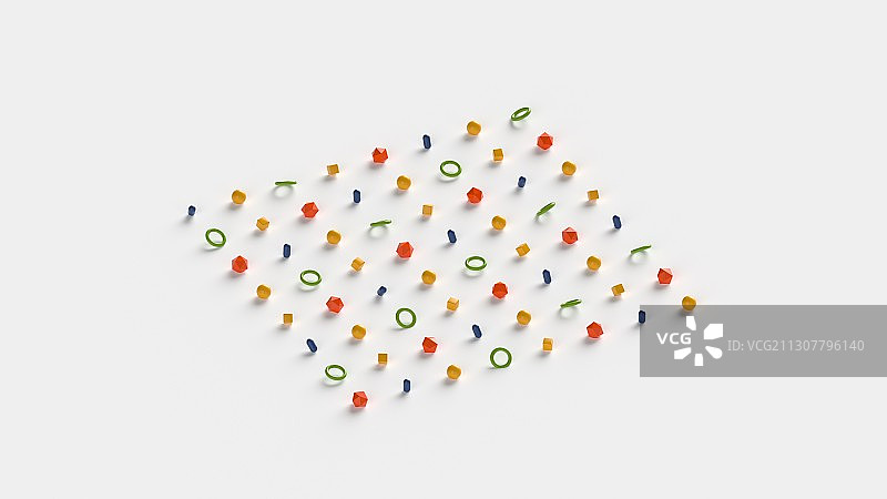 3D渲染抽象简约几何背景图片素材