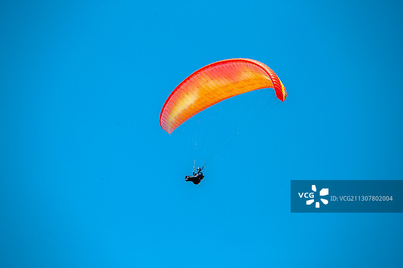 无动力滑翔伞图片素材
