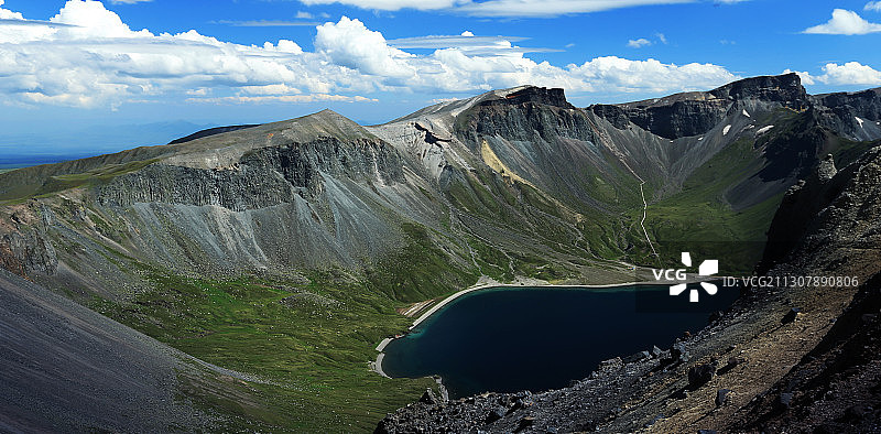 长白山天池图片素材