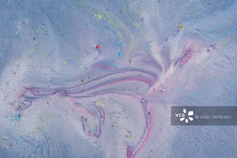 创意色彩抽象纹理背景，丙烯颜料图片素材