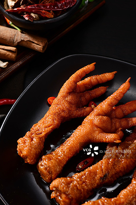 虎皮鸡爪图片素材