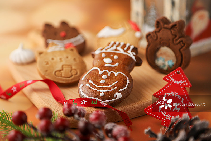 圣诞主题点心西饼图片素材