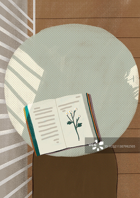 午后看书图片素材