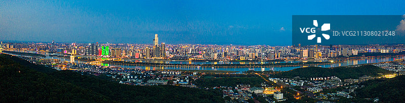 长沙夜景全景图01图片素材