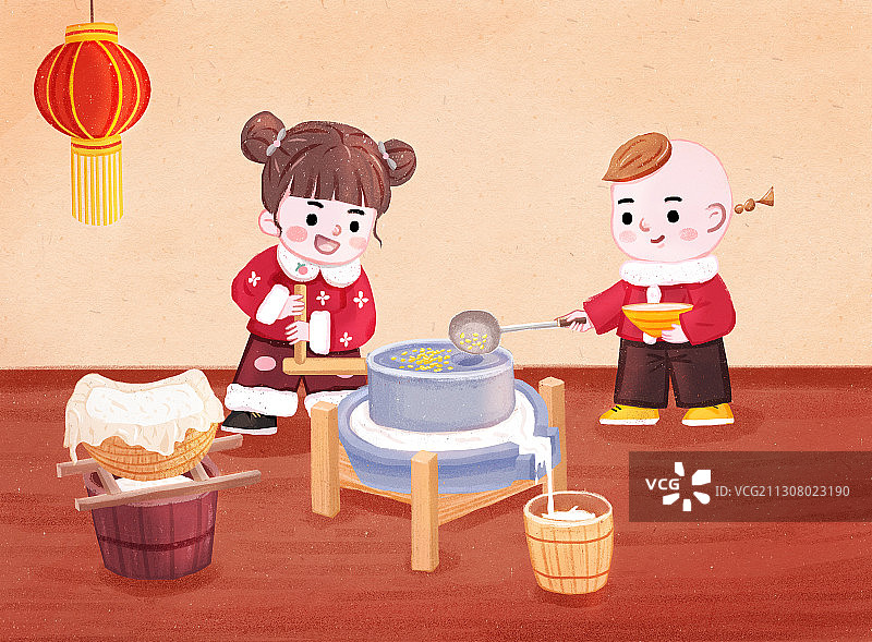 腊月二十五黄色横版无字图片素材